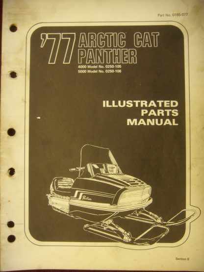 1977 Panther Parts Manual