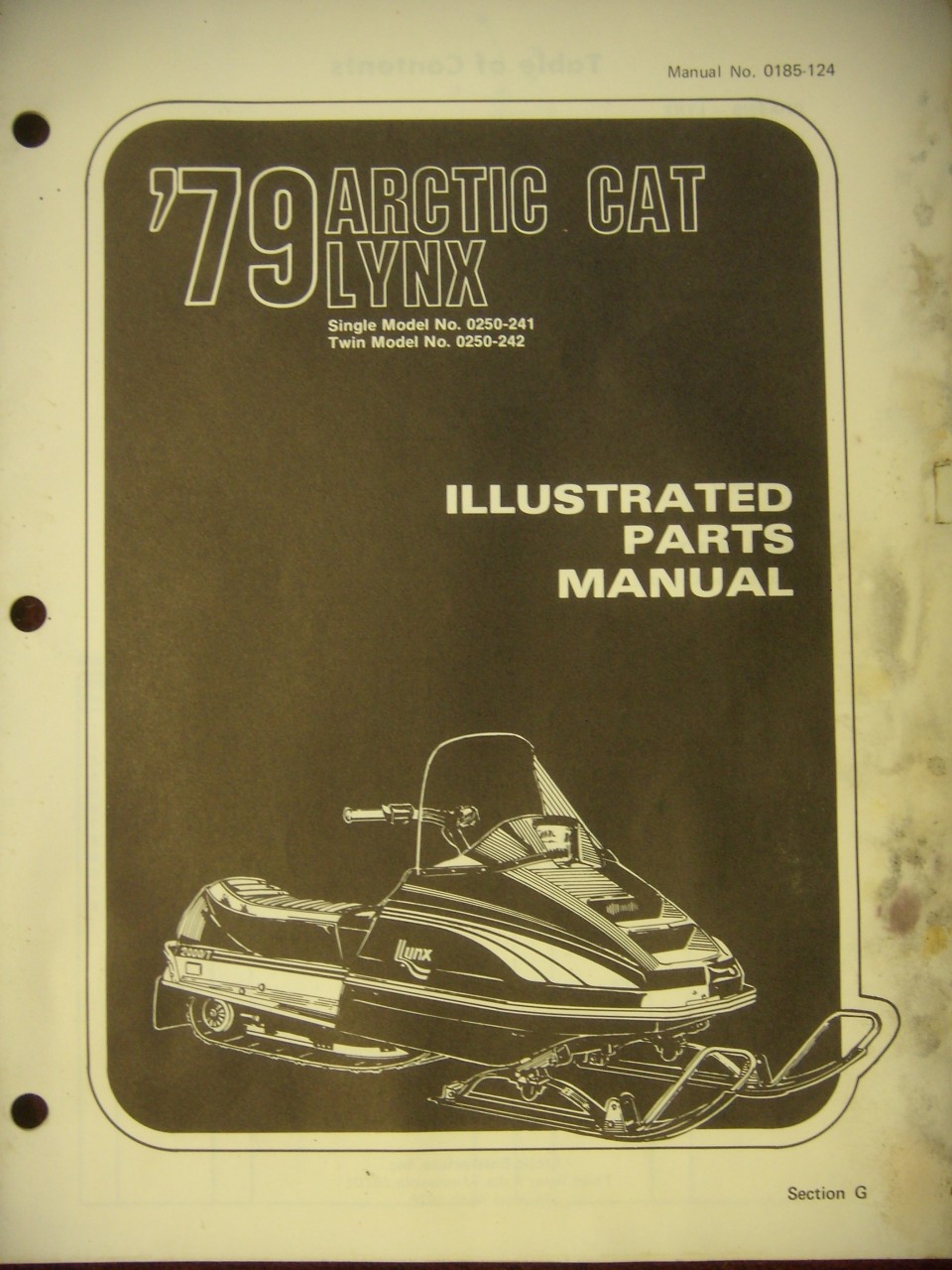 1979 Lynx Parts Manual - Arctic Restorations